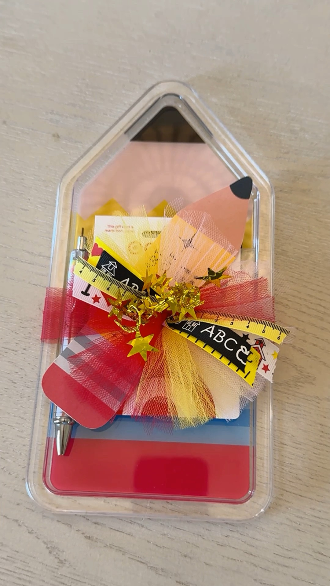 One of my favorite teacher gift ideas because I keep reaching for these same supplies year after year! 🍎✨ A personalized tray, practical classroom favorites, a gift card, and a big pizzazzy bow make this gift look so special without spending a fortune. Everything I used is linked here! 🎀

#LTKBackToSchool #TeacherGiftIdeas #BackToSchool #GiftIdeas #LTKFinds #walmart #amazonfinds
