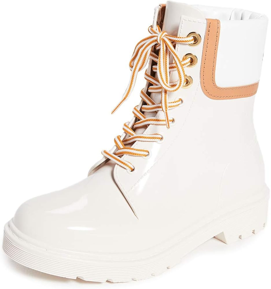See by Chloe Women's Florrie Lace Up Rain Boots | Amazon (US)