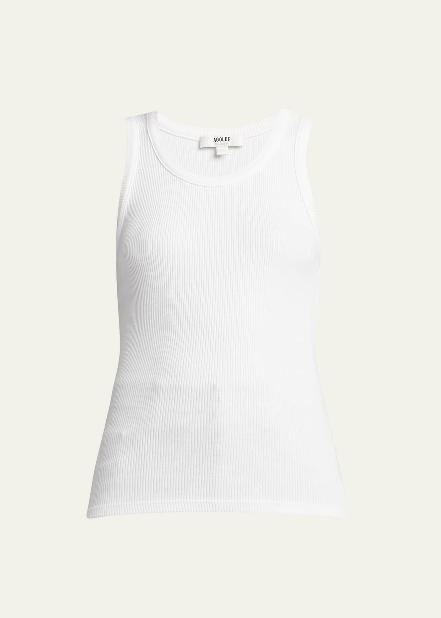 AGOLDE Poppy Scoop-Neck Tank Top | Bergdorf Goodman