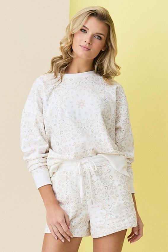 Paisley French Terry Top | Cato Fashions