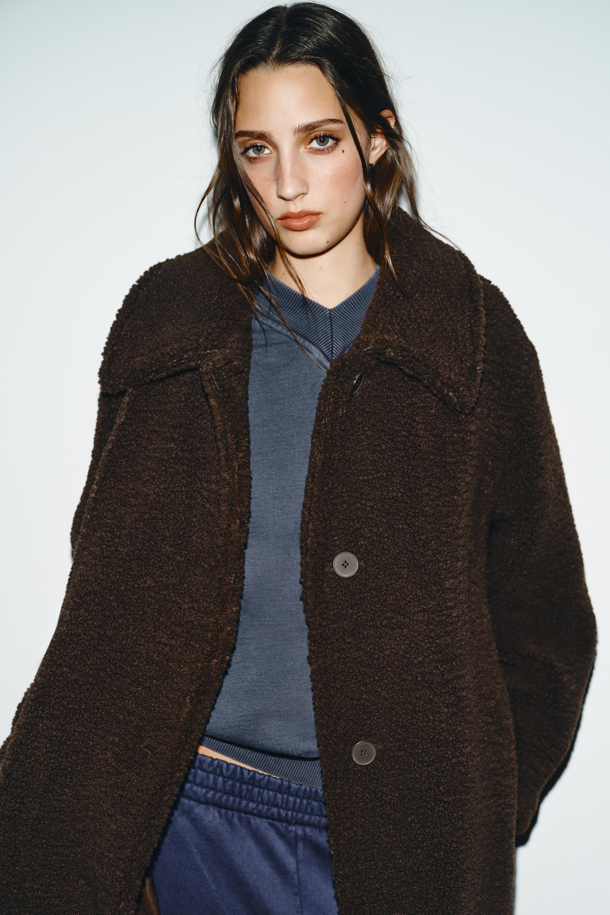 FAUX SHEARLING COAT | Zara UK
