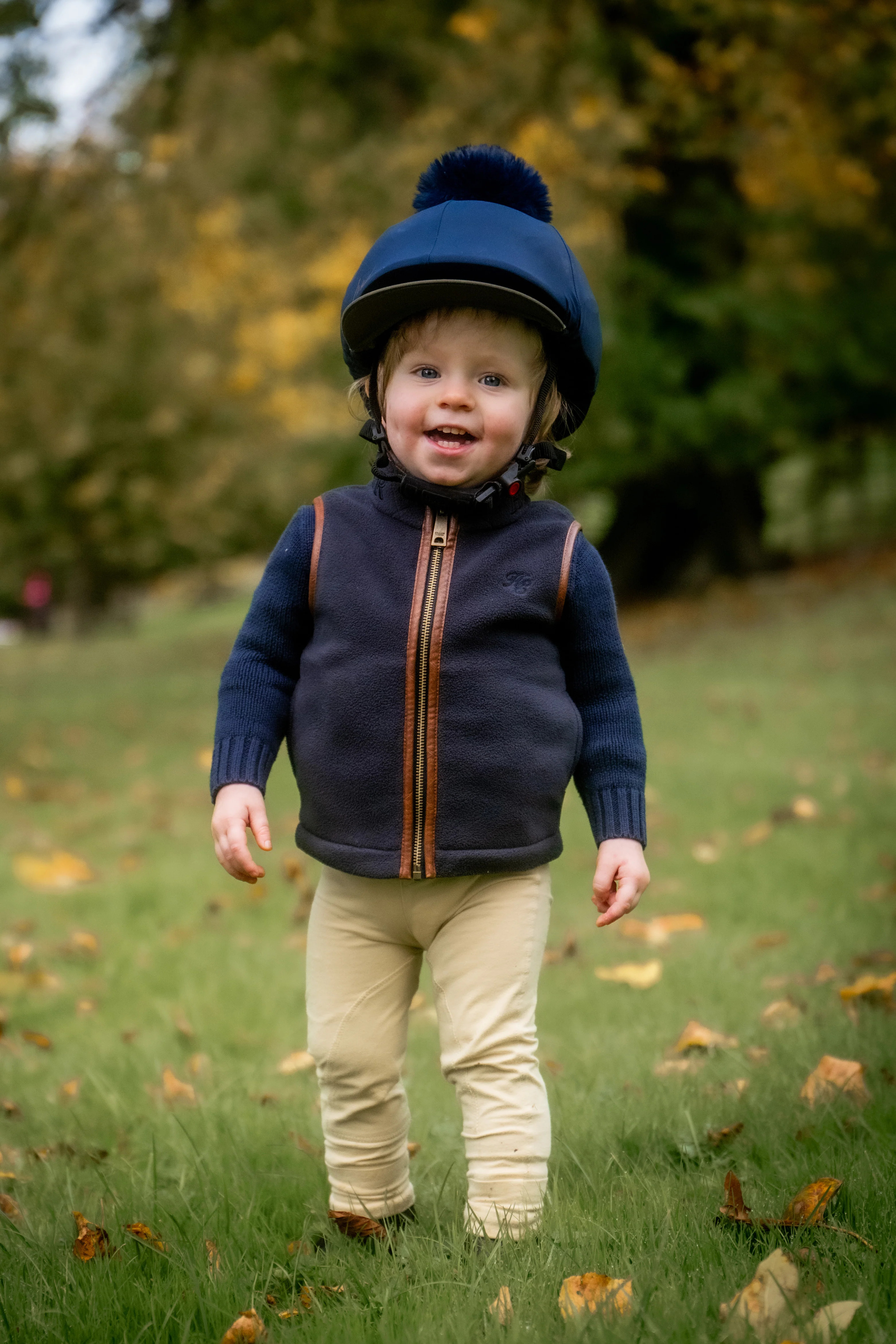 Little Country Fleece Gilet (Ink Navy) | Holland Cooper