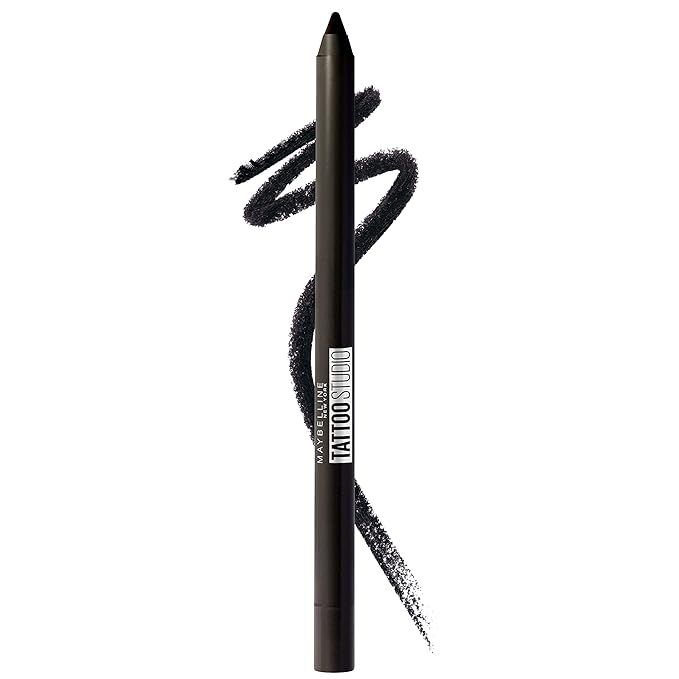 Maybelline TattooStudio Sharpenable Gel Pencil Waterproof Longwear Eyeliner, Deep Onyx, 0.04 oz. | Amazon (US)