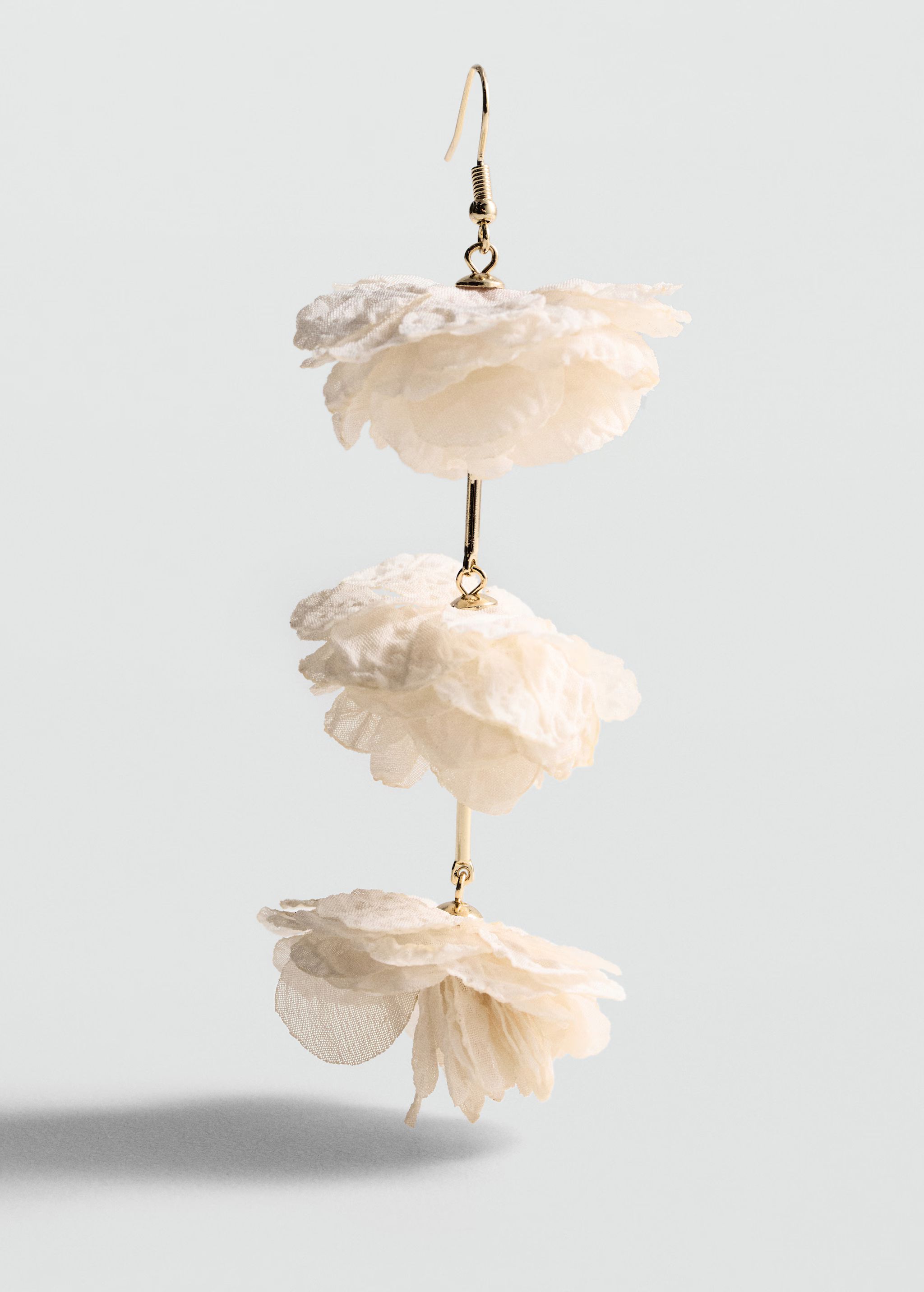 Flower pendant earrings | MANGO (US)