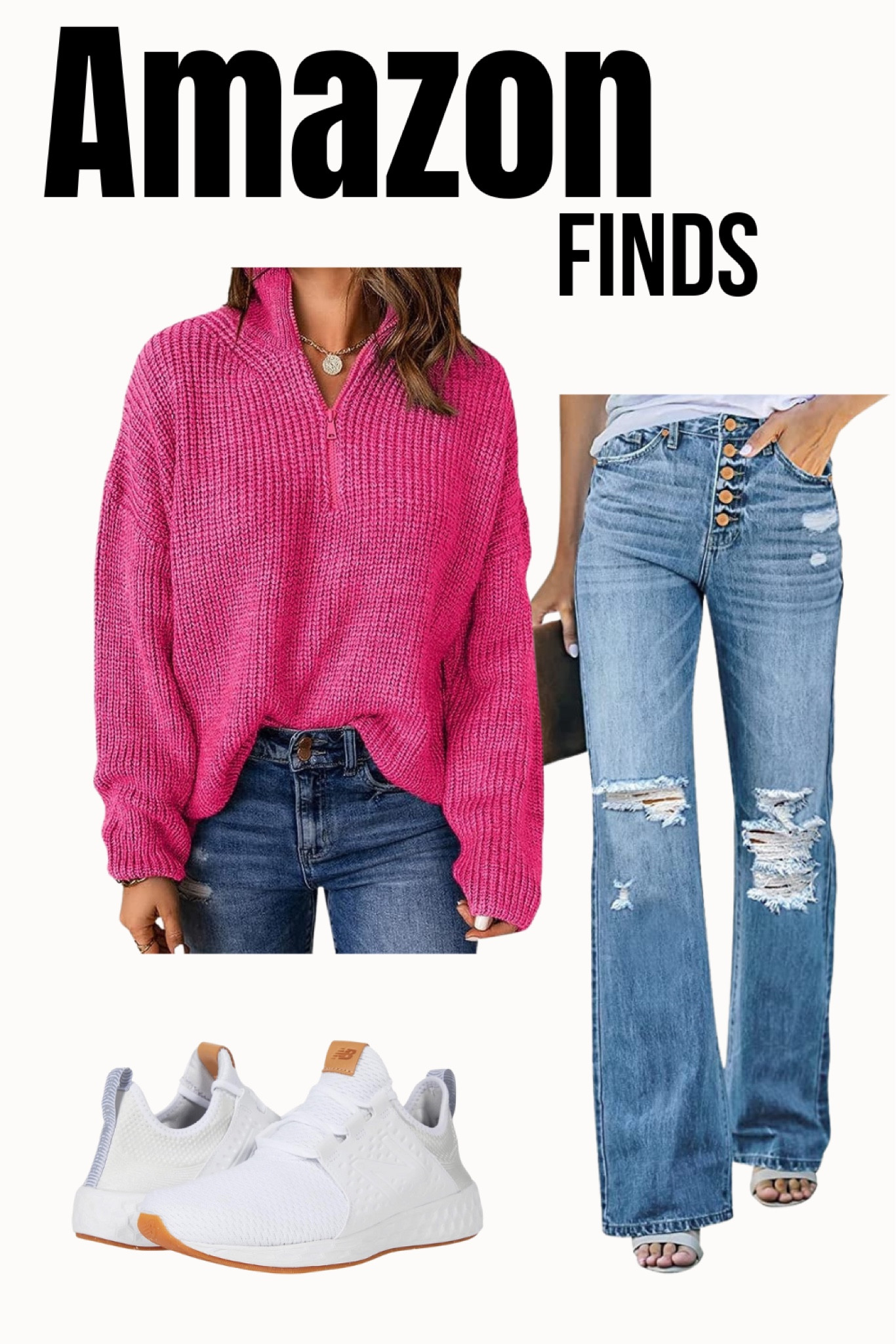 Amazon valentine outfit, sweatshirt, sweater, jeans, sneakers, pink, Amazon finds, Amazon 

#LTKfindsunder50 #LTKstyletip #LTKfindsunder100