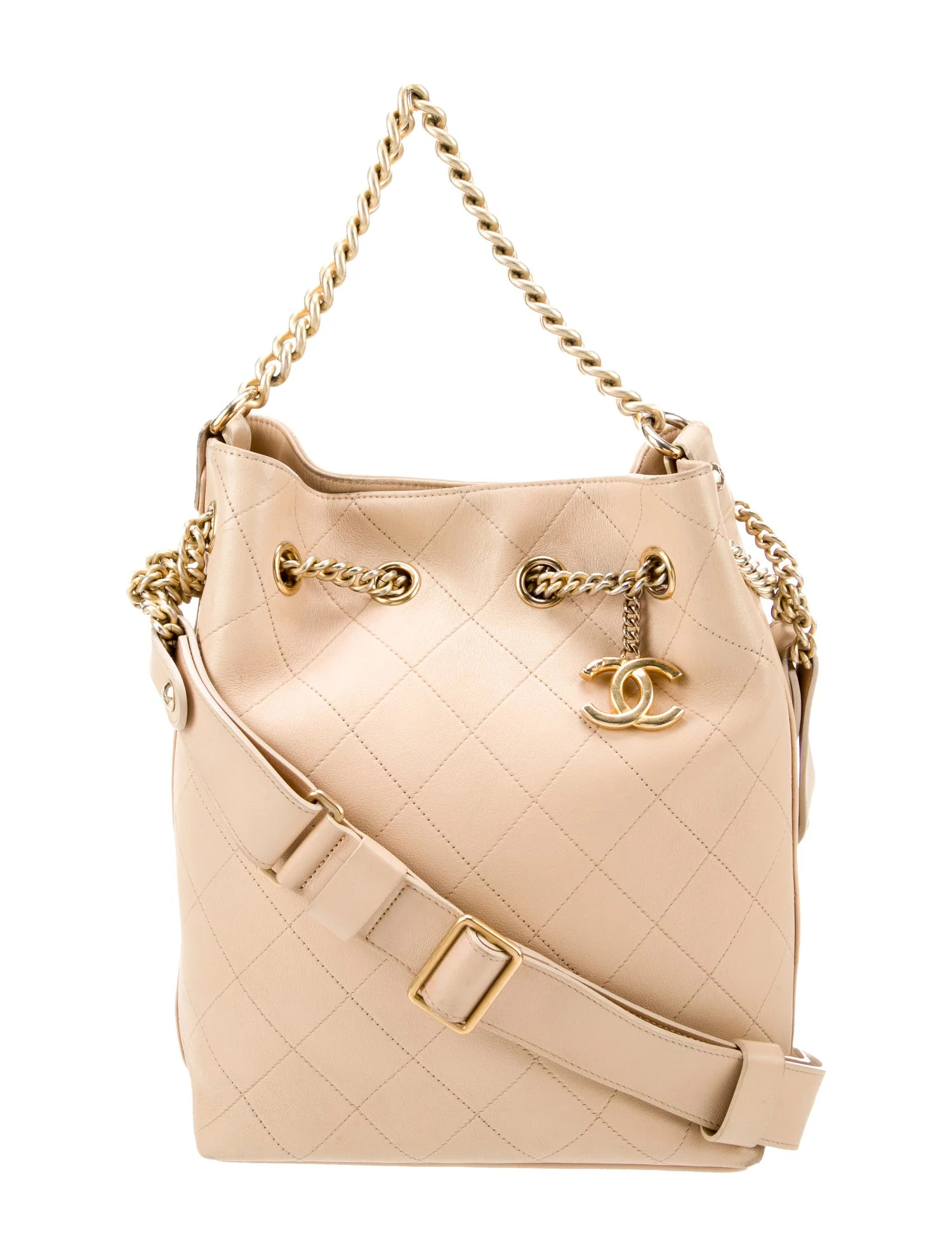 On My Shoulder Drawstring Shoulder Bag | The RealReal