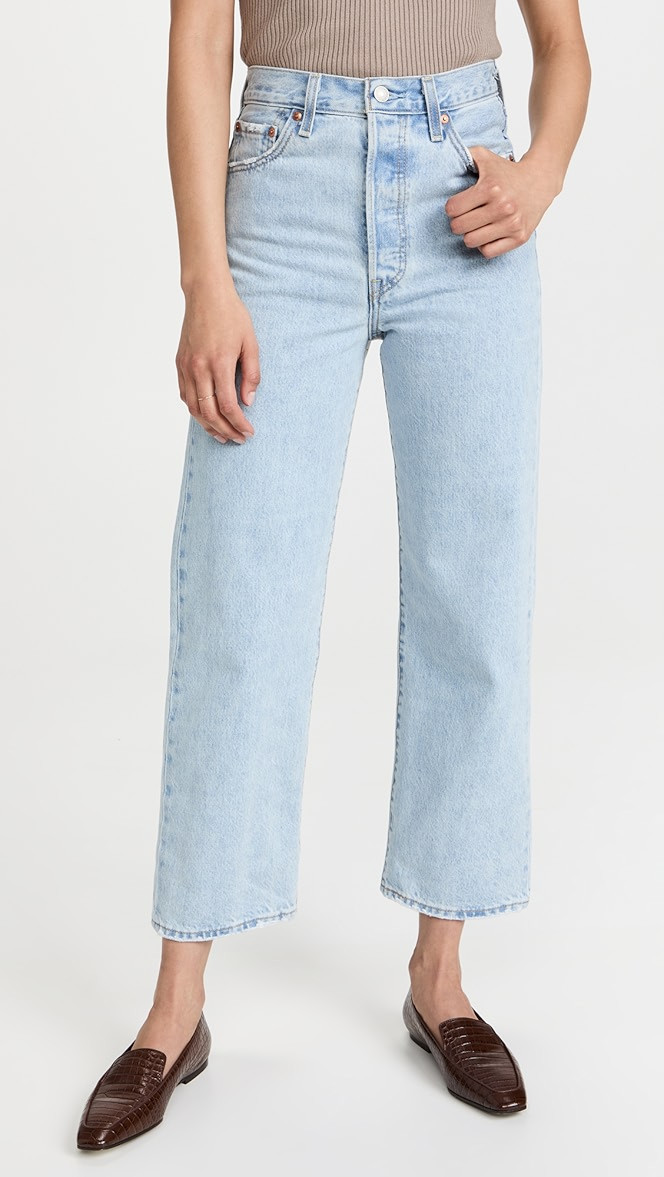 Ribcage Straight Ankle Jeans | Shopbop