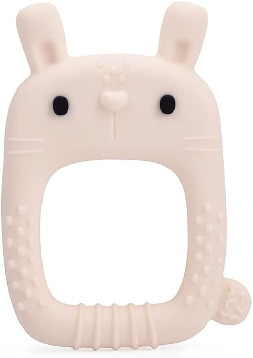 Loulou Lollipop Wild Silicone Baby Teether - Bunny | Amazon (US)