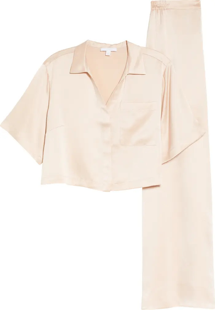 Washable High Waist Silk Pajamas | Nordstrom