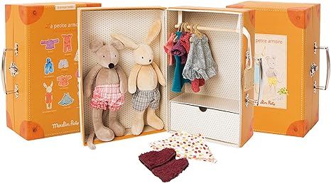 Moulin Roty La Grande Famille The Little Wardrobe Suitcase | Amazon (US)