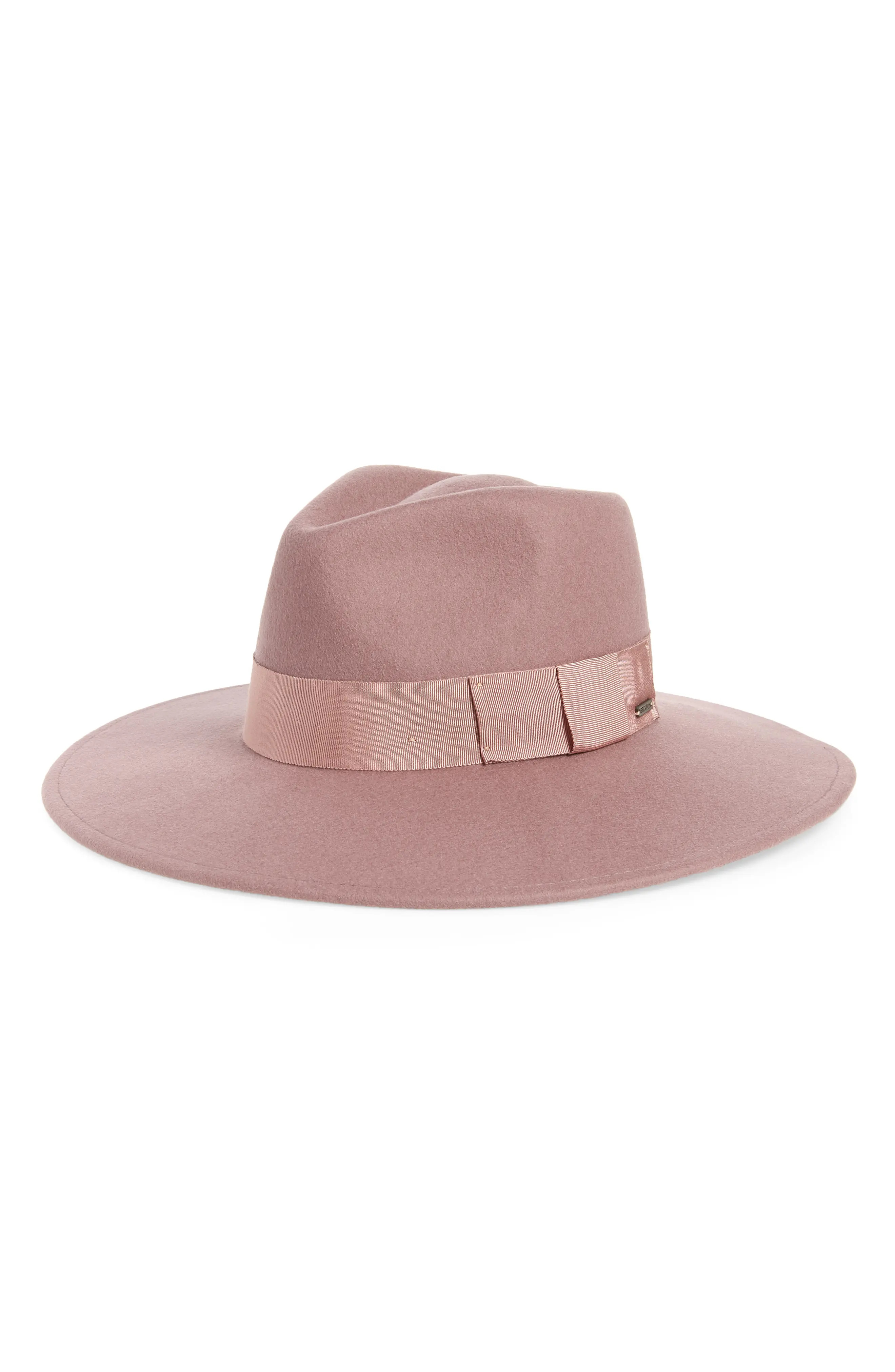 Women's Brixton Joanna Wool Felt Fedora - Pink | Nordstrom