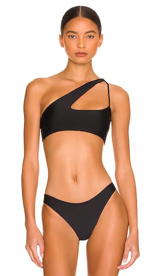 Queensland 2 Bikini Top in Noir | Revolve Clothing (Global)