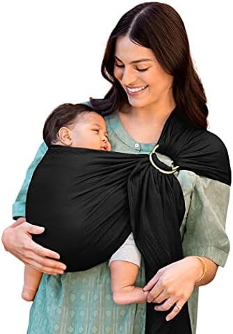 Moby Ring Sling Wrap Carrier | Hands-Free, Versatile Support Wrap for Mothers, Fathers, and Caregive | Amazon (US)