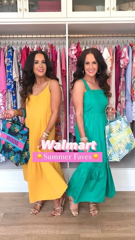 Get summer ready with us! 👗Green or yellow - which oh so cute maxi dress is your favorite? #ad 💄Trending beauty items from brands we love are now available at @Walmart for amazing prices! It’s your one stop shop for getting summer must haves for vacation & more including our Hard Candy sparkly lip gloss, shimmery highlighter and 5 star review setting spray. 💕The best part is that it is all super affordable! Our summer totes are only $12 too! Leave a comment below if you’d like us to DM you links for any of the products shown here. Spend just $35+ for FREE shipping as well! 💄 We can’t wait to hear which items are your favorite! P.S. We linked these under $40 dresses too that come in more colors! ~ W & L 

#walmartpartner #walmart #walmartbeauty

#LTKitbag #LTKbeauty #LTKFind
