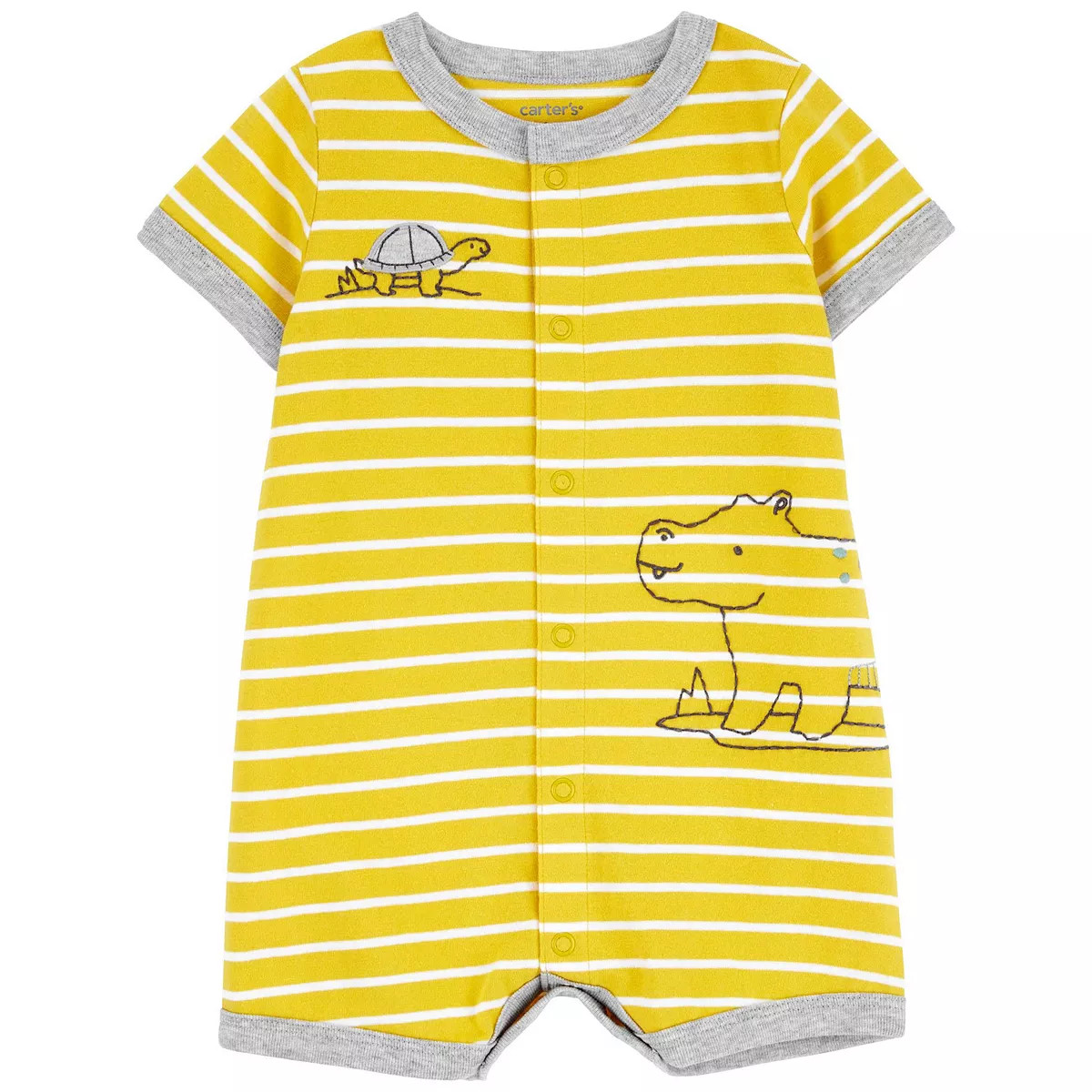 Baby Boy Carter's Rhino Snap-Up Romper | Kohl's