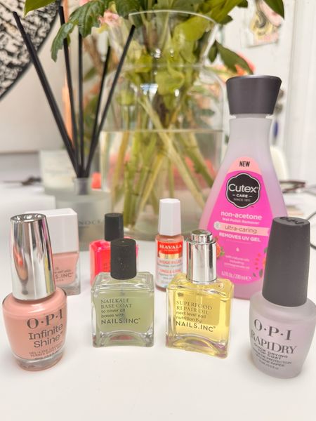 All the nail products I love in one easy post. Base coat, top coat, nail oil, polish remover. 

#LTKover50style #LTKuk #LTKbeauty
