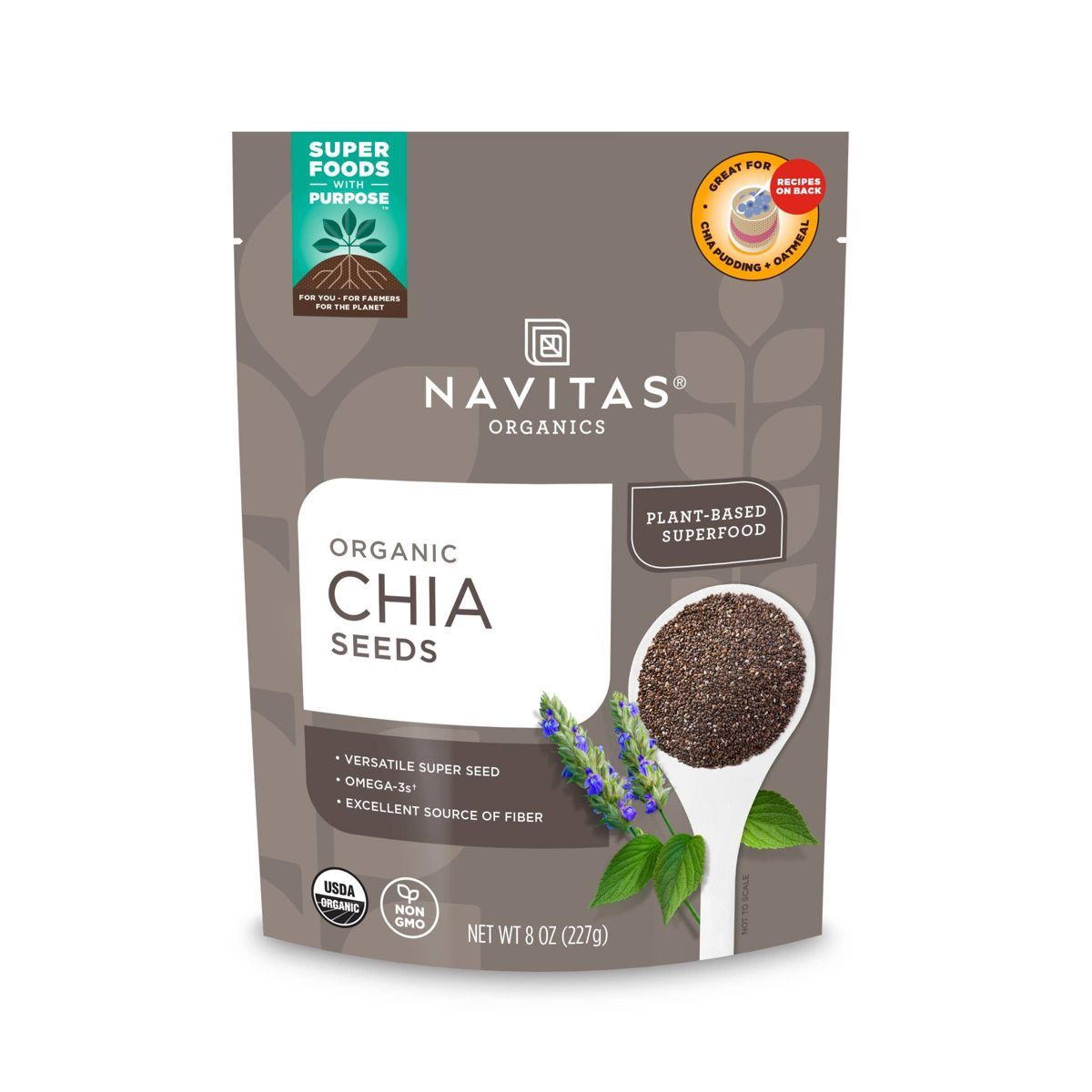 Navitas Organics Vegan Chia Seeds - 8oz | Target