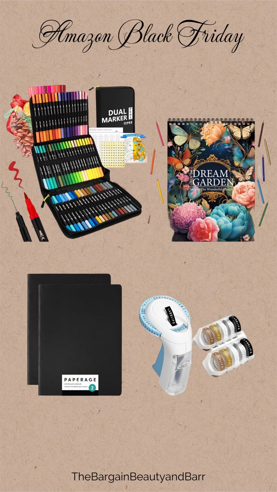 Amazon Black Friday // for the crafty girl// label maker// coloring markers // coloring book // junk journal notebooks // 

#LTKHoliday #LTKGiftGuide #LTKCyberWeek