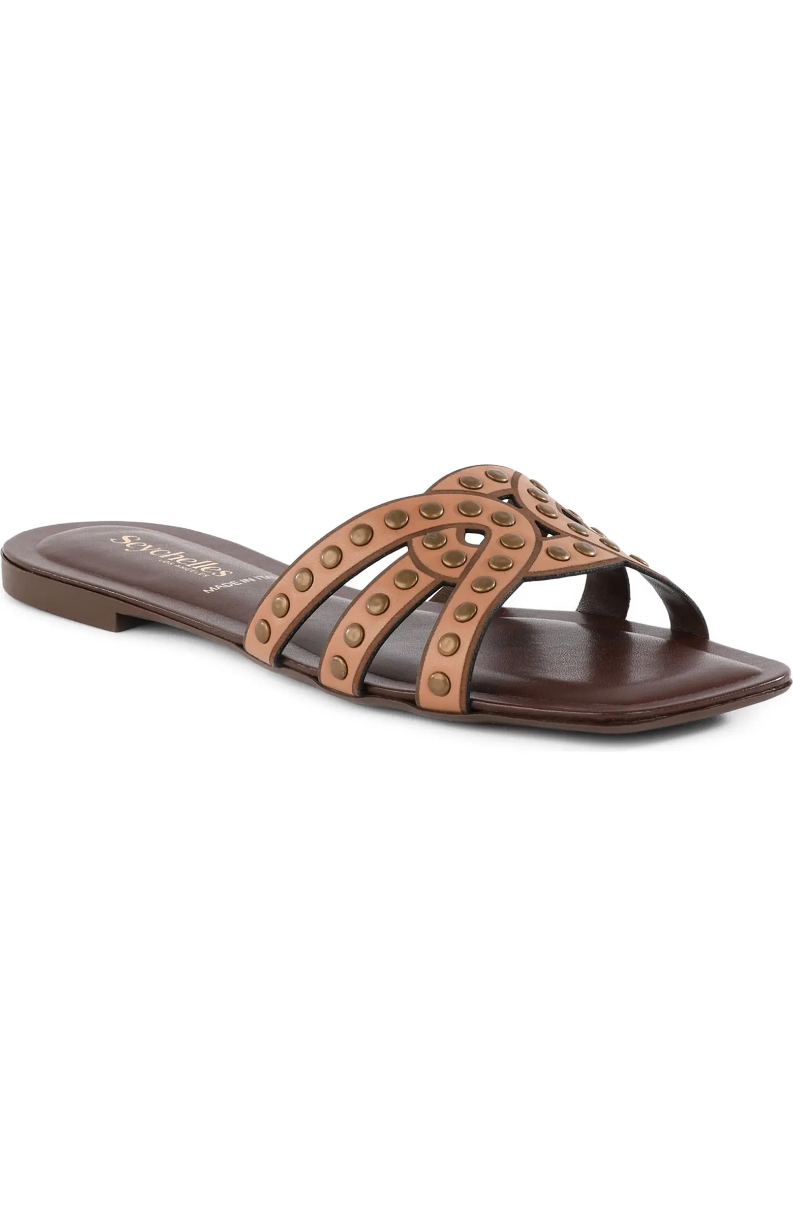 Treasure Studded Slide Sandal (Women) | Nordstrom