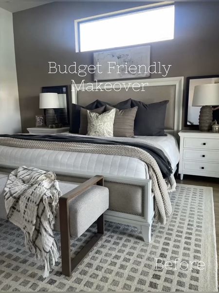 Comment SHOP below to receive a DM with the link to shop this post on my LTK ⬇ https://liketk.it/4HIUU

Budget Friendly Makeover
Area rug, bench, bed frame, nightstands, lamps, artwork, bedding, transitional home, modern decor, amazon find, amazon home, target home decor, mcgee and co, studio mcgee, amazon must have, pottery barn, Walmart finds, affordable decor, home styling, budget friendly, accessories, neutral decor, home finds, new arrival, coming soon, sale alert, high end look for less, Amazon favorites, Target finds, cozy, modern, earthy, transitional, luxe, romantic, home decor, budget friendly decor, Amazon decor # amazonhome #wayfair

#LTKhome 

Follow my shop @InteriorsbyDebbi on the @shop.LTK app to shop this post and get my exclusive app-only content!

#liketkit 
@shop.ltk
https://liketk.it/4DzGj

Follow my shop @InteriorsbyDebbi on the @shop.LTK app to shop this post and get my exclusive app-only content!

#liketkit 
@shop.ltk
https://liketk.it/4FPMk #ltkseasonal