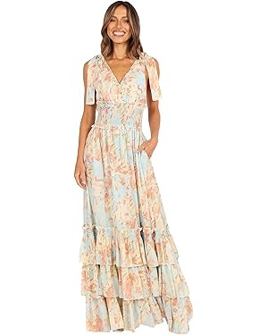 Petal & Pup Womens Christabel Tiered Maxi Dress | Amazon (US)