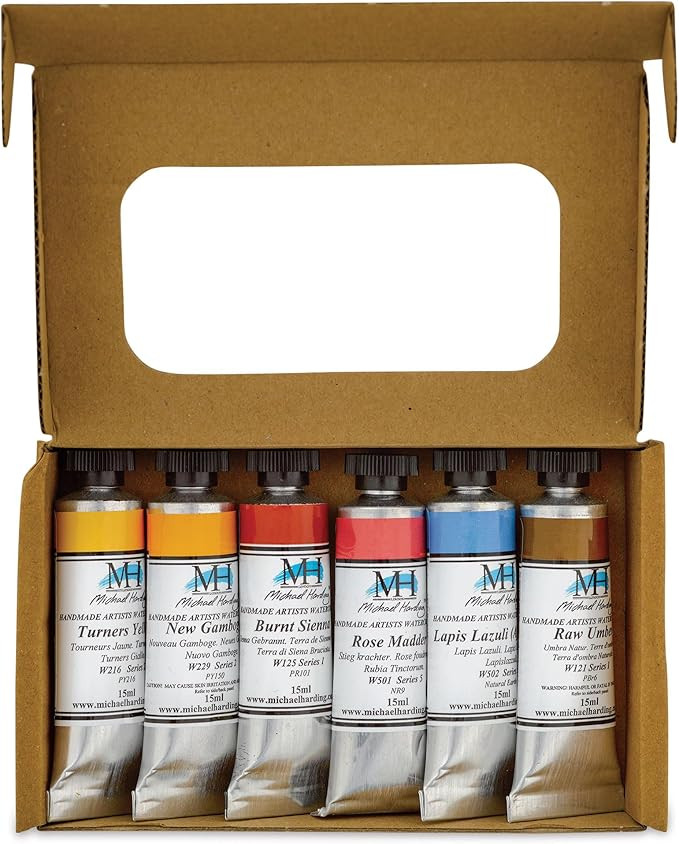 Michael Harding Watercolor Sets (Antique 18th Century Masters Set of 6) | Amazon (US)