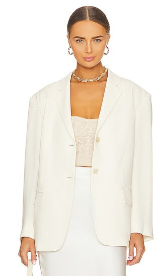 Boxy Jacket Admiral in Rice | Revolve Clothing (Global)