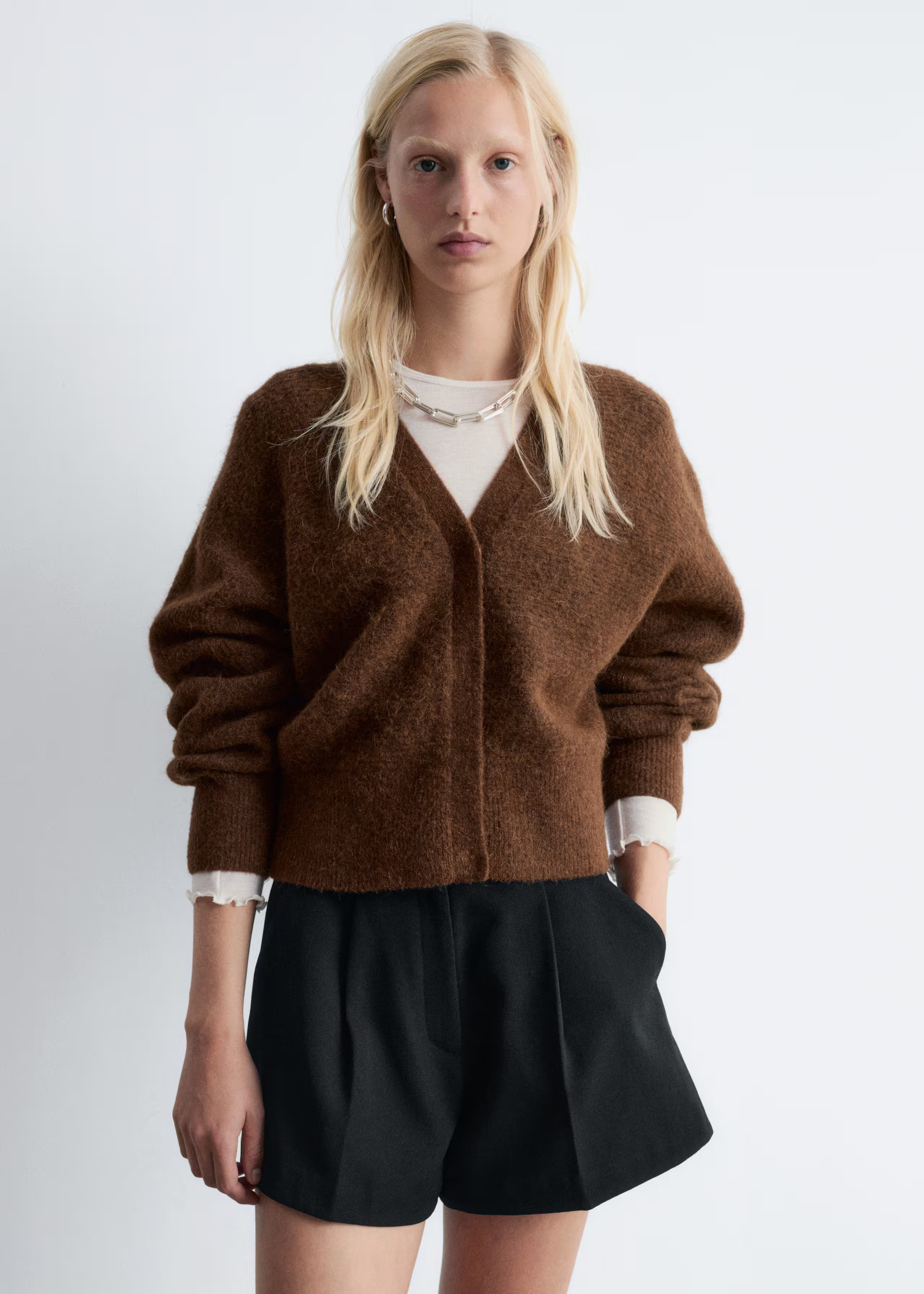 Cropped Alpaca-Blend Cardigan | & Other Stories - US