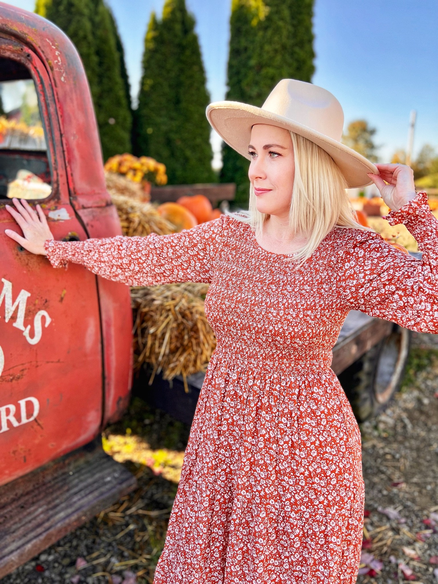 Womens long sleeve Fall floral maxi dress

#LTKcurves #LTKSeasonal #LTKstyletip