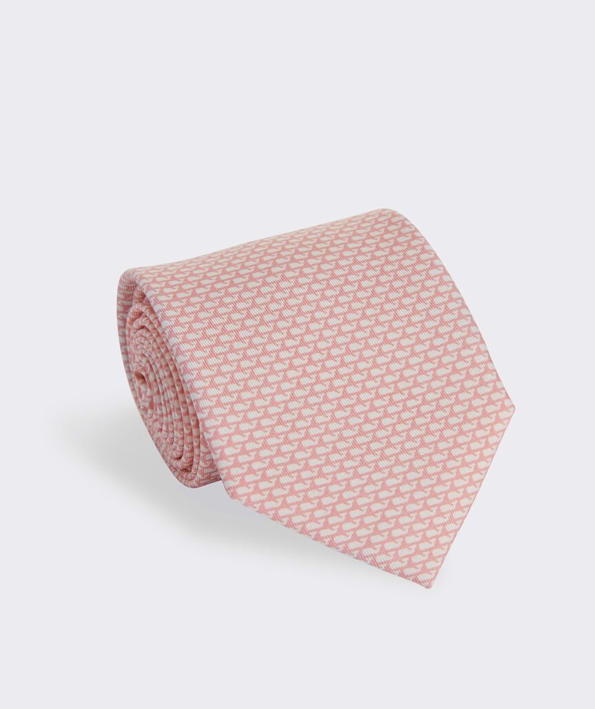 Micro Whales Silk Tie | vineyard vines