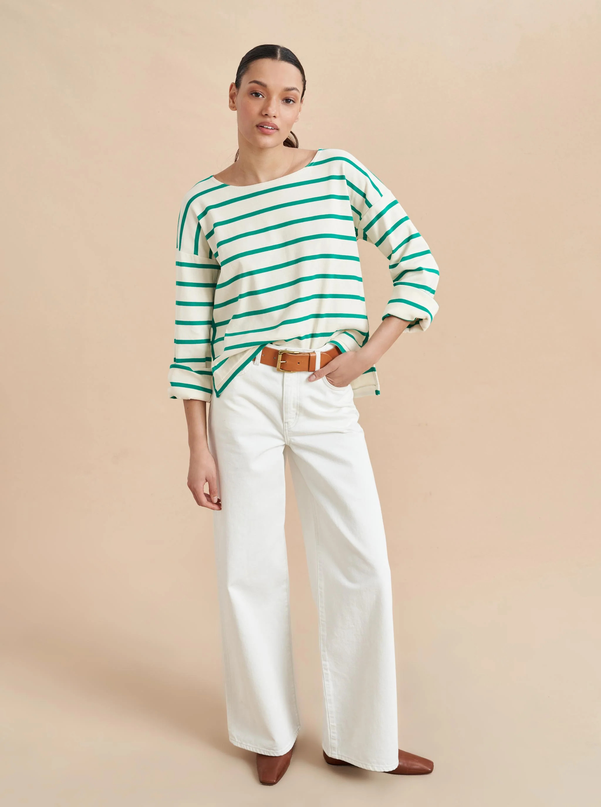 Long Sleeve Breton Tee | La Ligne NYC | La Ligne