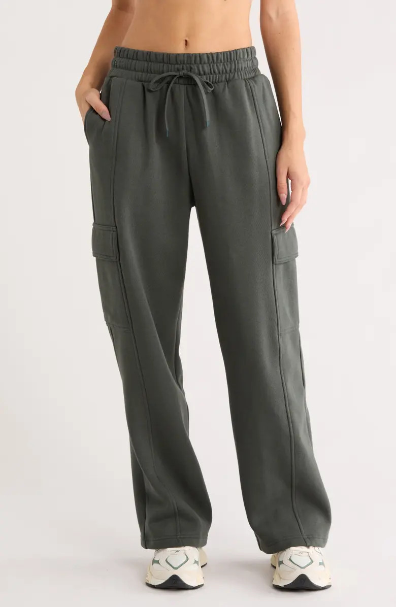 Z by Zella Feather Fleece Utility Pants | Nordstromrack | Nordstrom Rack