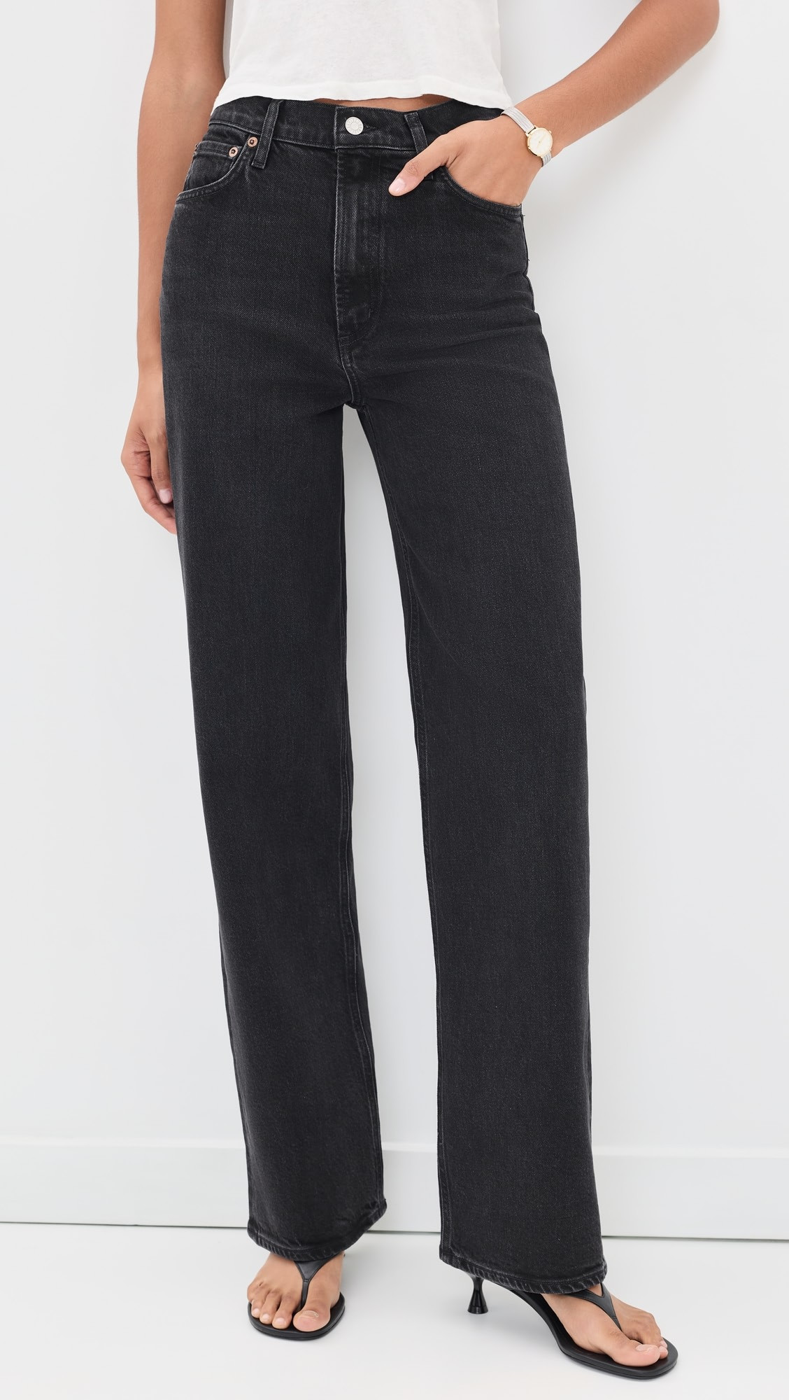 Ren Wide Stretch Jeans | Shopbop
