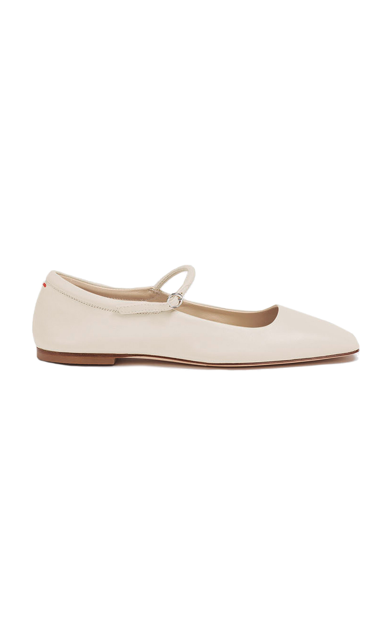 Aeyde - Women's Uma Nappa Leather Mary Jane Flats - Ivory - IT 37 - Moda Operandi | Moda Operandi (Global)