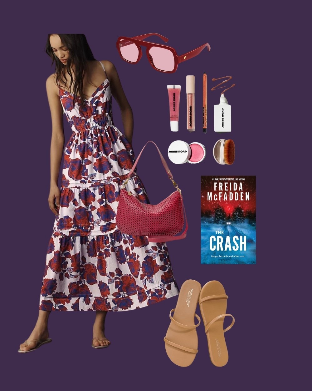 Summer - dress, book, sandals, makeup, travel, purse, sunnies!!! 

#LTKBeauty #LTKOver40 #LTKTravel