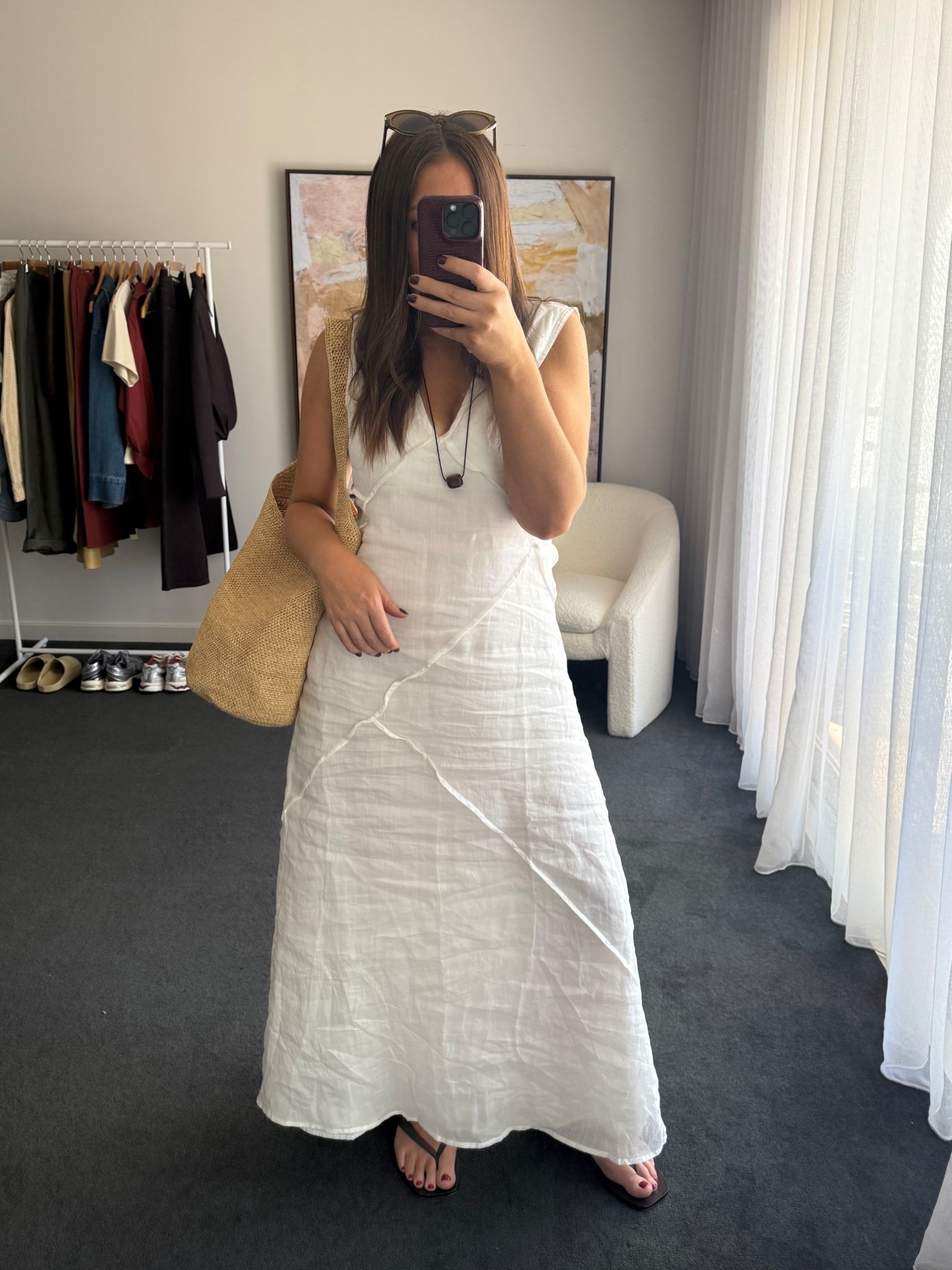 Dress: DISSH
Bag: Zulu & Zephyr 
Necklace: Nuri Studios 
Flip Flops: A Emery 

#LTKaustralia #LTKstyletip #LTKsummer