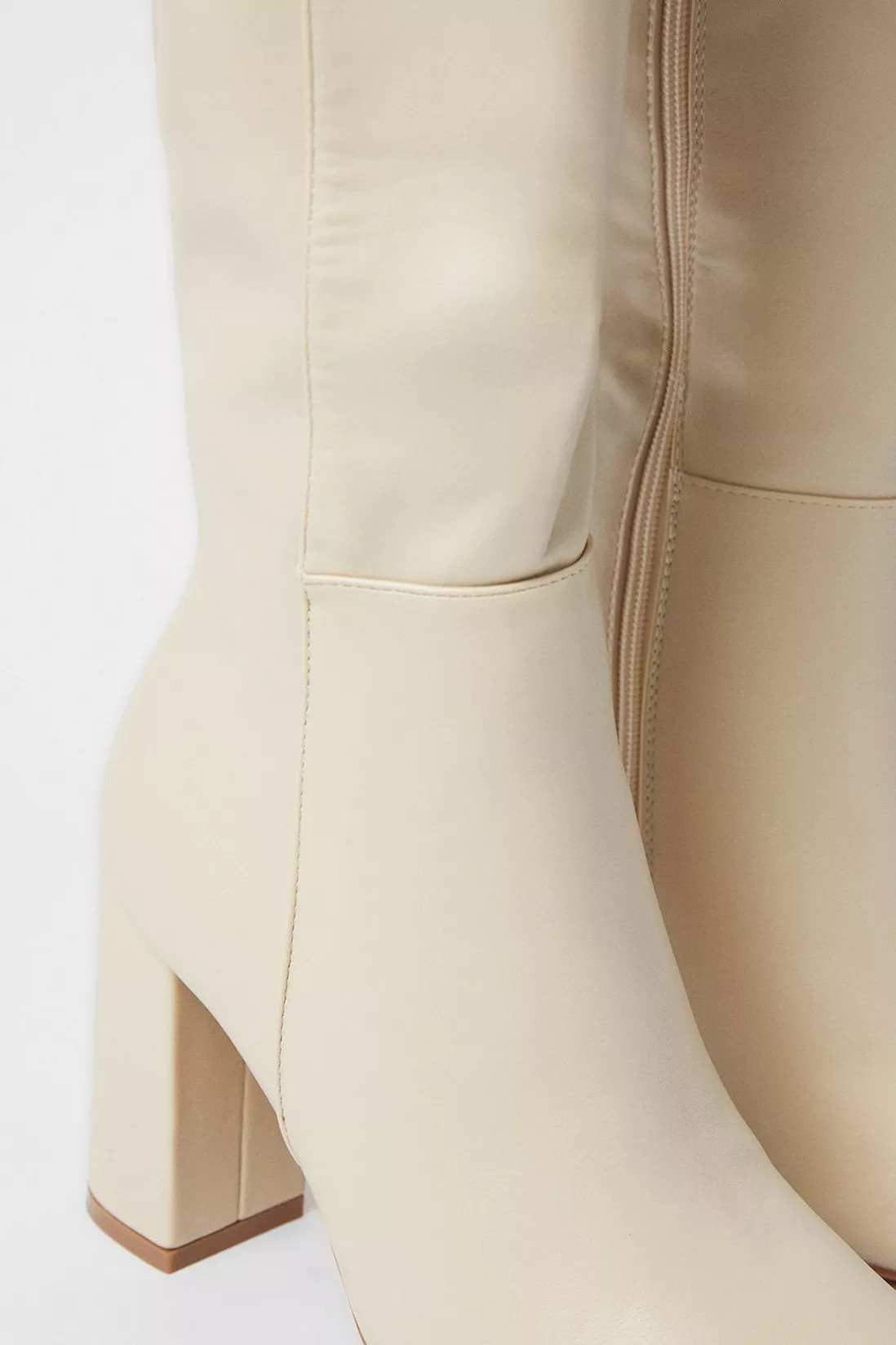 Principles: Kali Pointed High Block Heel Pointed Knee Boots | Dorothy Perkins (UK)