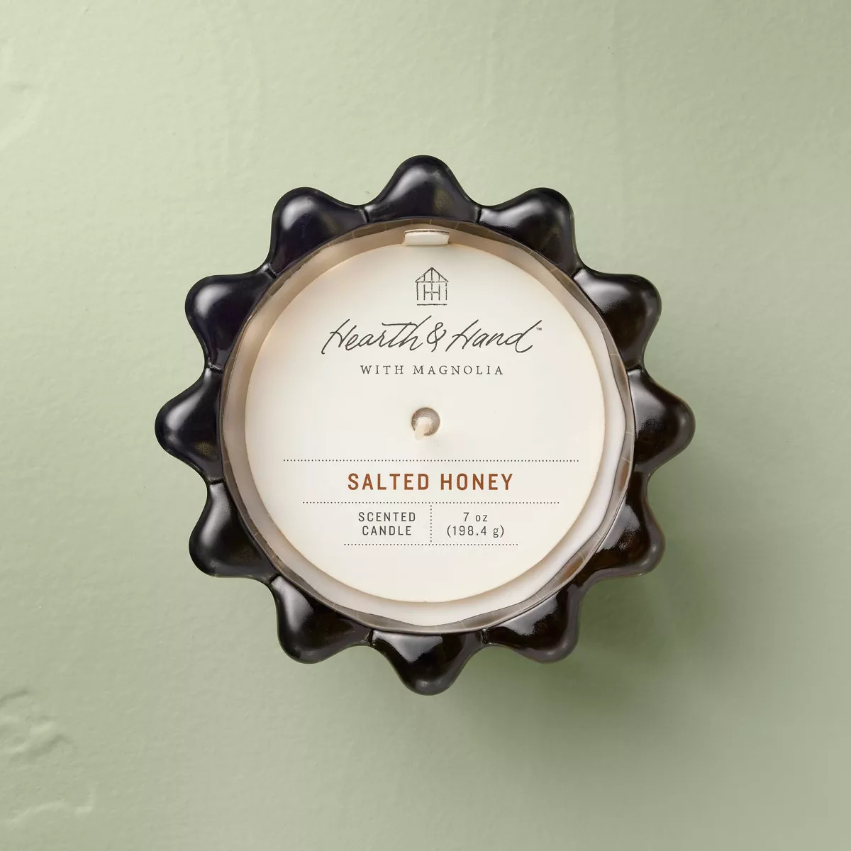 Seasonal Ribbed Glass Jar Candle 7oz - Hearth & Hand™ with Magnolia | Target