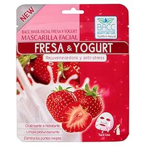 Strawberry And Yogurt Face Mask Skin Care By BACC Beauty And Care - Exfoliating | Cleansing | Hyd... | Amazon (US)