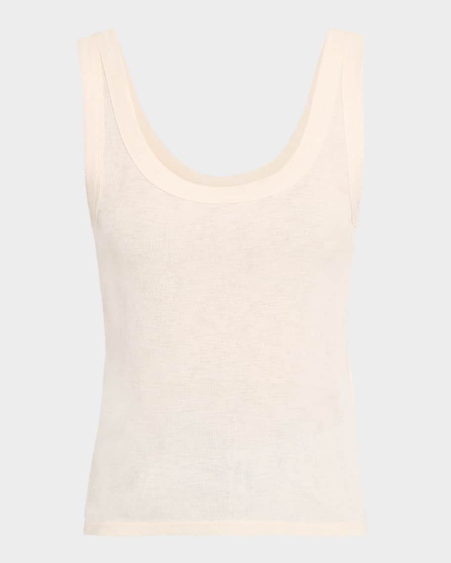 Belvedere Jersey Scoopneck Tank Top | Neiman Marcus