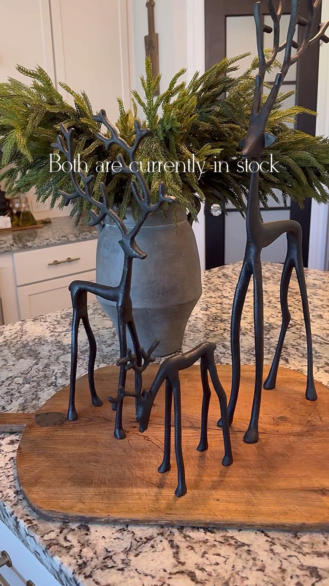My Norfolk Pine Stems and Viral Reindeer are currently in stock!! There is a high sell out risk. I used 8 stems in my vase.

36” Norfolk pine stems, reindeer, vase, vintage cutting board

#LTKHome #LTKSeasonal #LTKHoliday