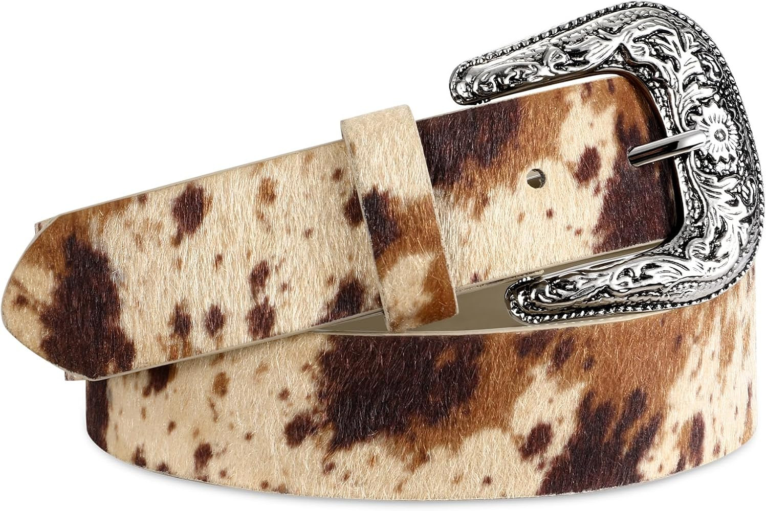 TRIWORKS Adjustable Vintage Western Belts for Women Men Cowboy Cowgirl Belt Engraved Buckle Belt ... | Amazon (US)