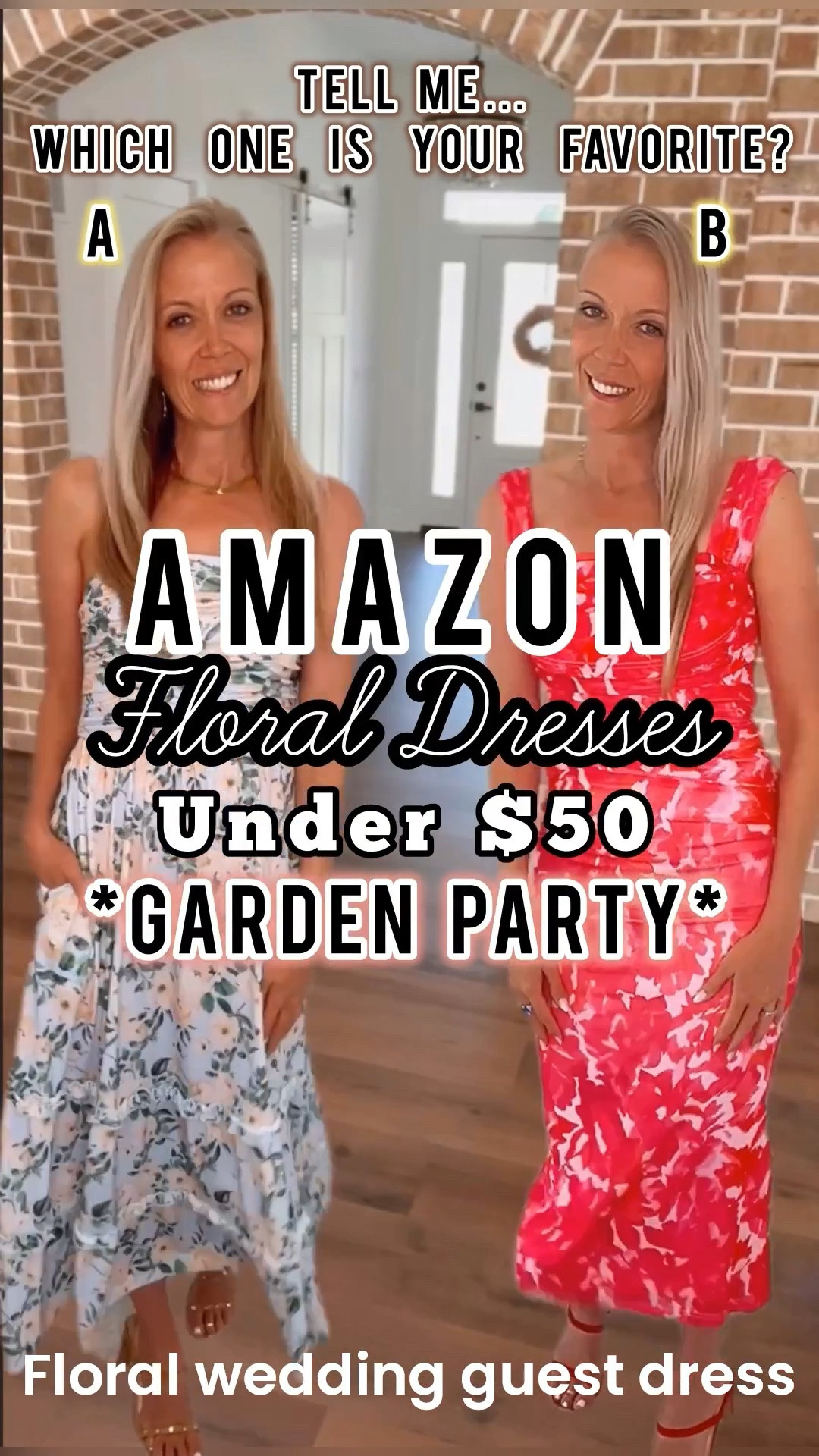 POV: You found the perfect floral maxi dresses under $50 on Amazon!
 Whether you’re heading to a garden party or need a wedding guest look, these are comfy, flowy, and so flattering!

I’ve been dubbed the “Amazon 📦 Dress Girl” 👗for a reason — follow me for the best Amazon fashion finds that look like $$$ but don’t break the bank.

❓Which one is your fave — Dress A or Dress B?!

#AmazonFinds #AmazonFashion #MaxiDressStyle #SpringFashion #WeddingGuestLook #GardenPartyOutfit #FloralMaxiDress #BudgetFriendlyFashion #AffordableStyle #AmazonStyleInspo #DressesUnder50 #StyleReels #OOTDInspiration #FashionOnABudget #DressInspo #AmazonMustHaves #FashionReels #InspoLook #AmazonStyleTips

#LTKSeasonal #LTKFindsUnder50 #LTKWedding
