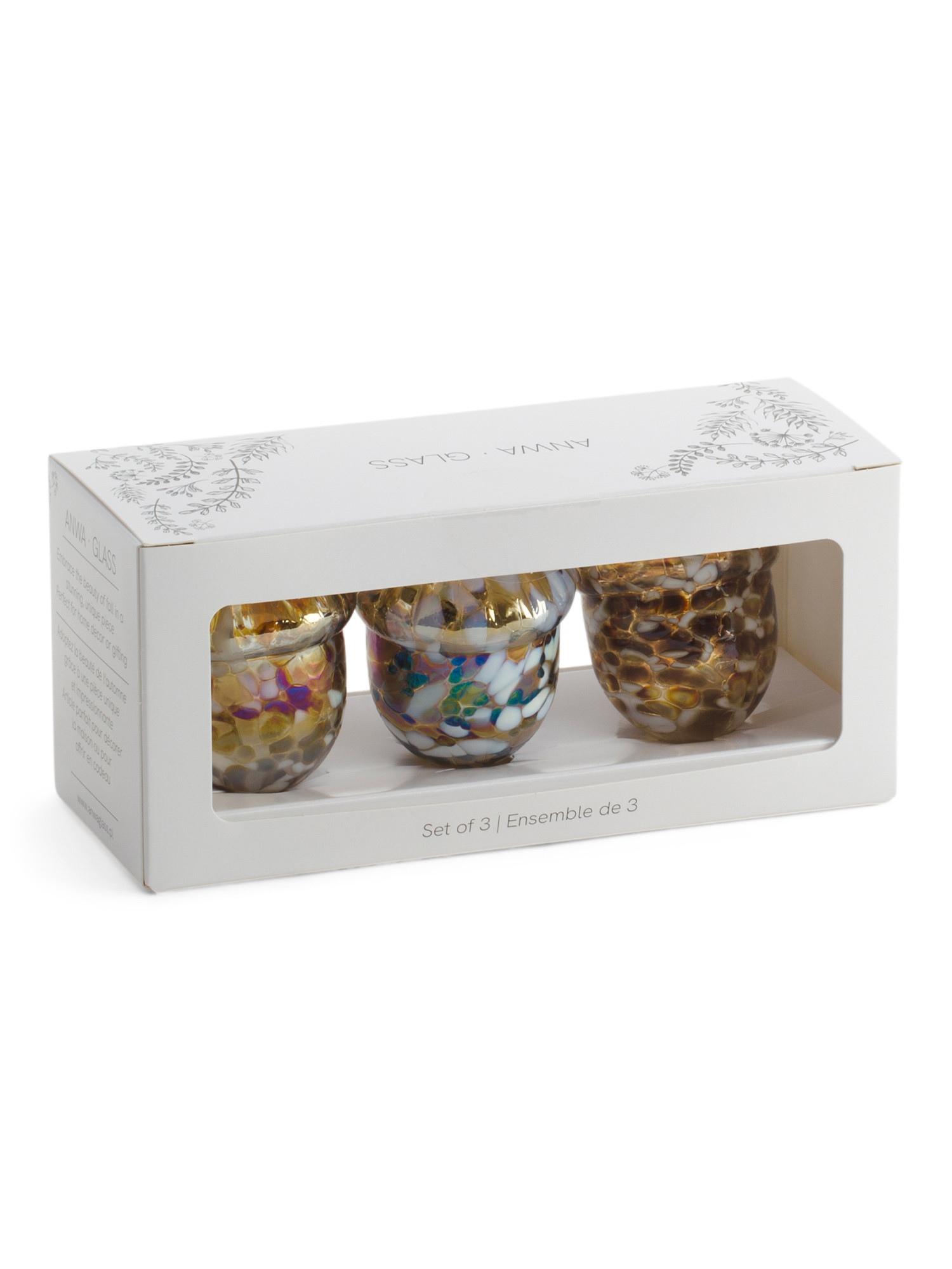 Made In Poland Set Of 3 2x3 Mini Acorns Decor | Pillows & Decor | Marshalls | Marshalls