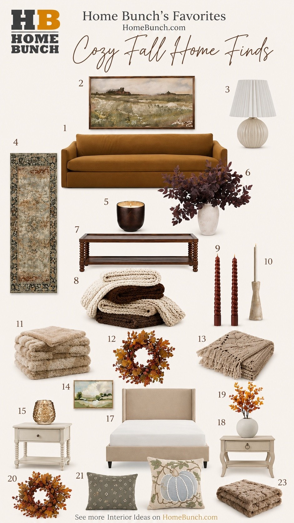 Cozy Fall Home Finds 🍂🤎

Fall is getting closer, and I’m officially ready for all the warm colors, soft textures, cozy layers and little details that make home feel extra inviting this time of year.

I rounded up some of my favorite @Wayfair  finds—including pieces I own and love, seasonal decor, cozy throws, lighting, furniture and a few really good sale finds!

Tap the collage to shop your favorites. There are some GREAT prices right now! 🤎

Which one would you bring home?

#AD  @Wayfair  #Wayfair #WayfairPartner #LTKHome #LTKFindsUnder100 #FallDecor #FallHome #CozyFallHome #FallHomeDecor #CozyHome

#LTKfall #LTKhome #LTKfamily