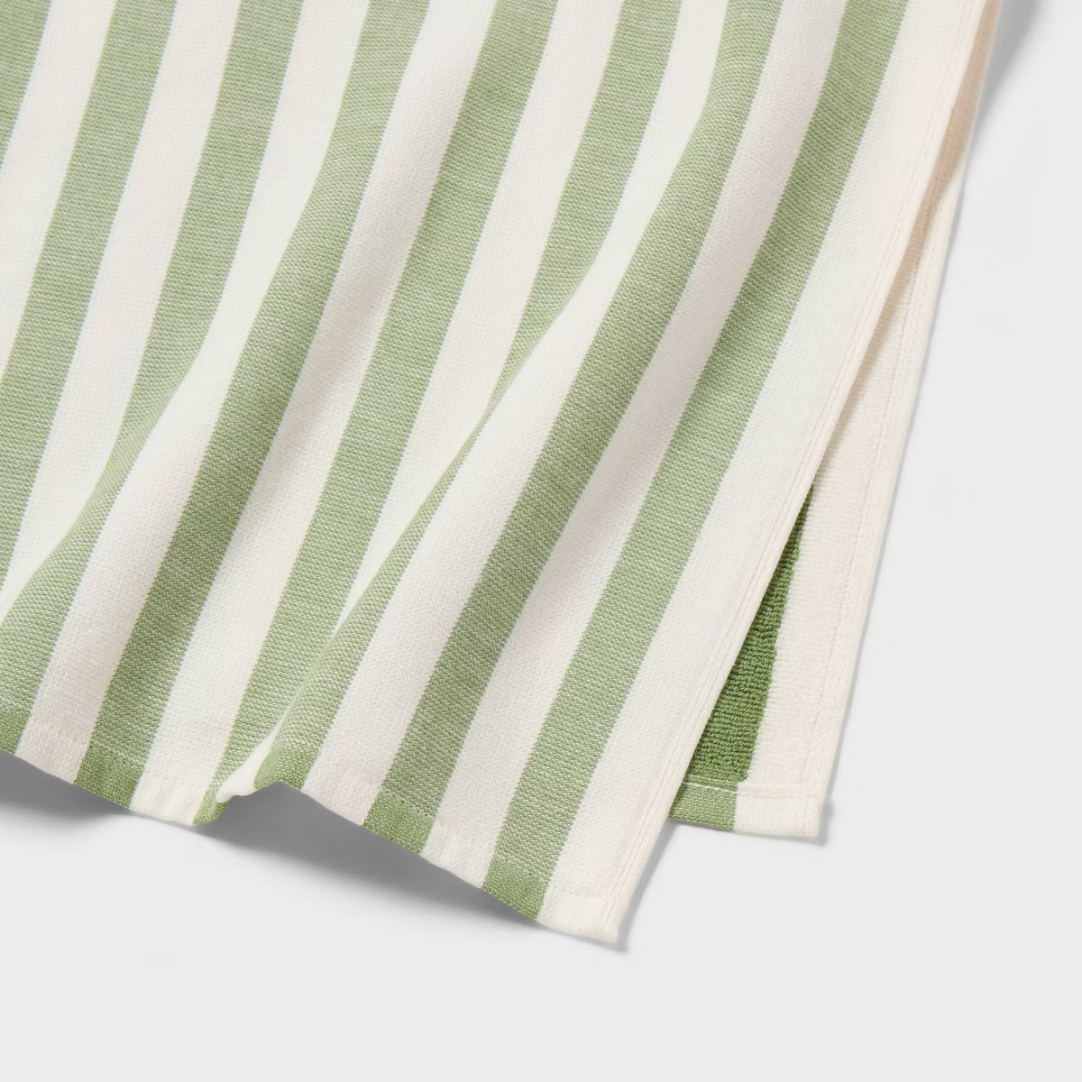 2pk Easter Flower and Stripe Hand Towels White/Green - Threshold™ | Target
