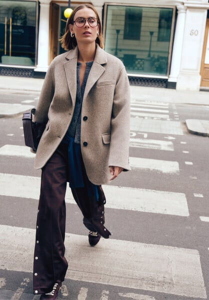 Pure Wool Double Faced Blazer | Hush UK