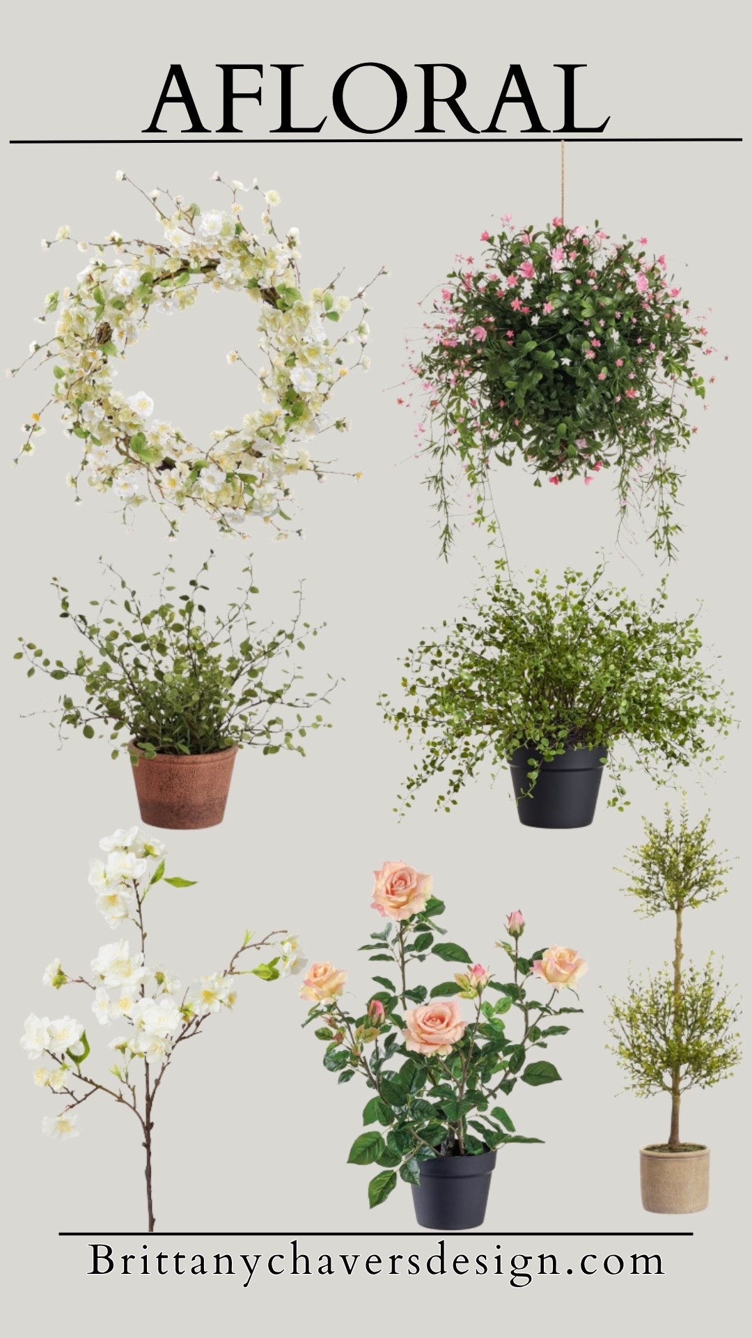 Afloral faux plants & wreaths look that real 🤍🌿

If you want that fresh, elevated look without the upkeep, this is it. Timeless, full, and so beautifully made—you’ll use them year after year (and no one will ever know they’re faux 👀. 