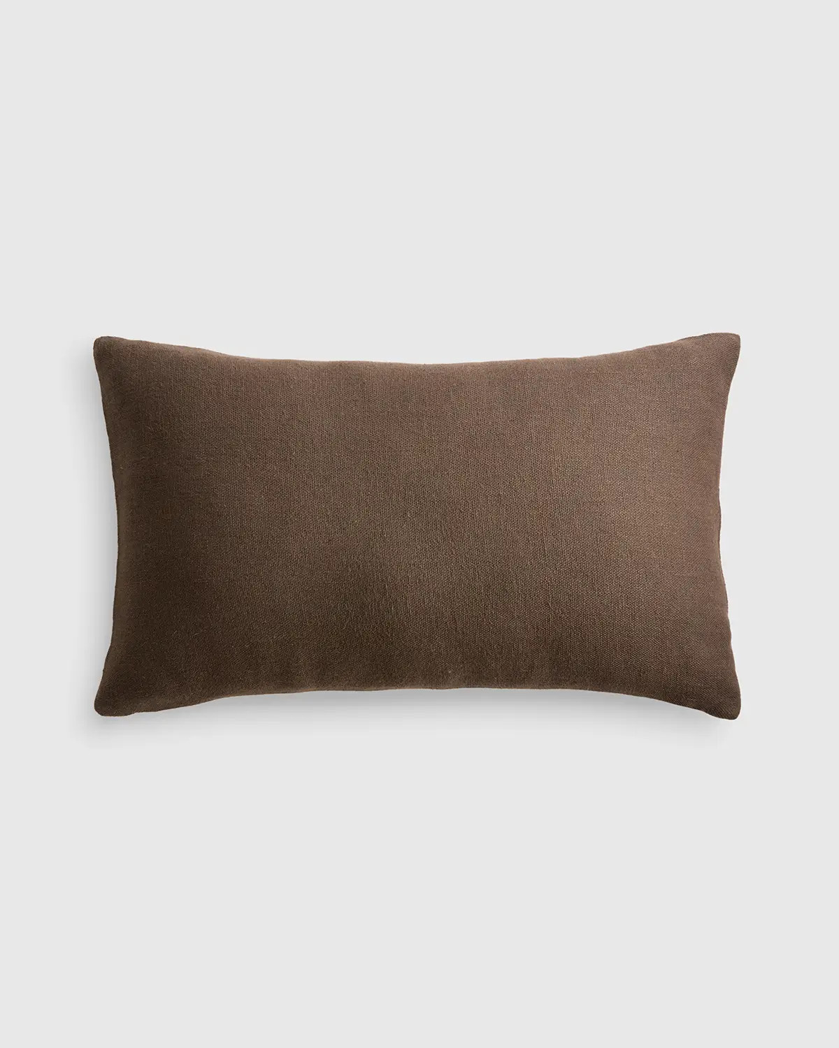 Reversible Linen Bamboo Pillow Cover in Brown/Natural | Quince