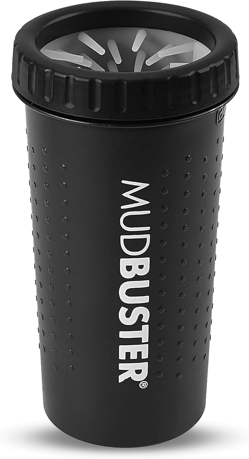 Dexas MudBuster Portable Dog Paw Washer/Paw Cleaner, Large, Matte Black- Special Edition (PW72025... | Amazon (US)